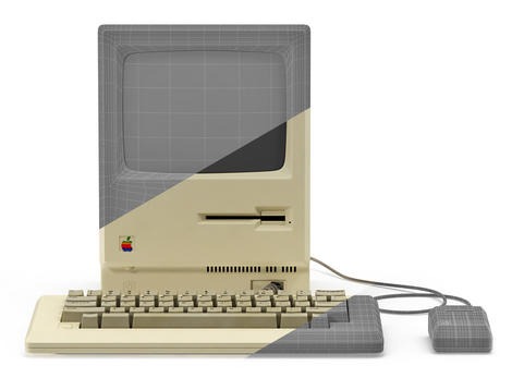 Apple Macintosh 128k Wireframe