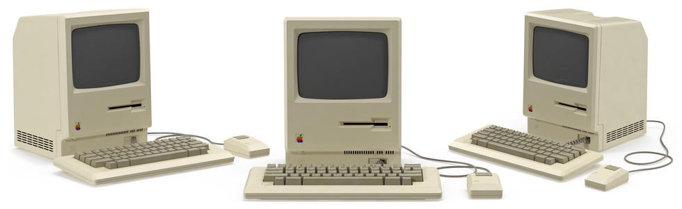 Apple Macintosh 128k Top