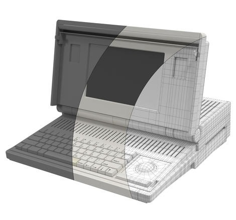 Apple Macintosh Portable Wireframe