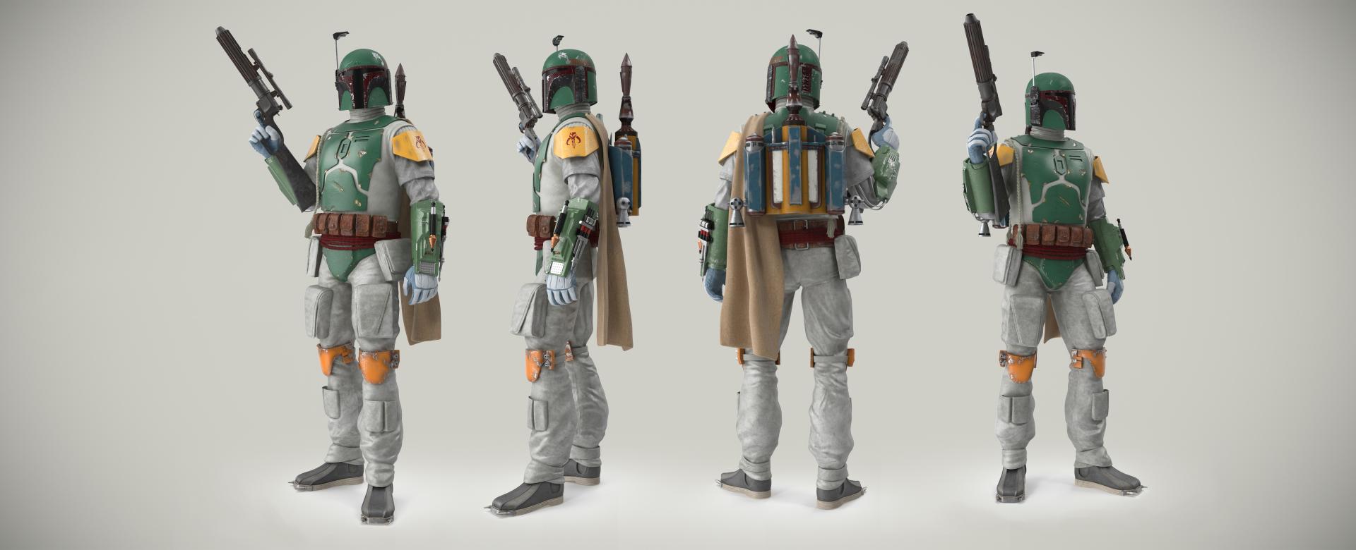 Boba Fett Poses
