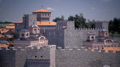 Digital reconstruction of medieval fortress