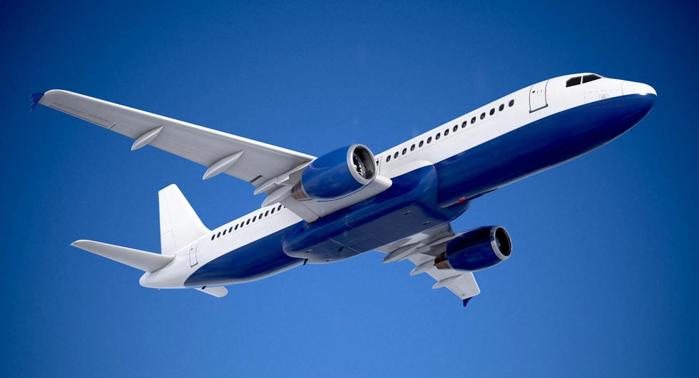 Airliner A320 Back Side