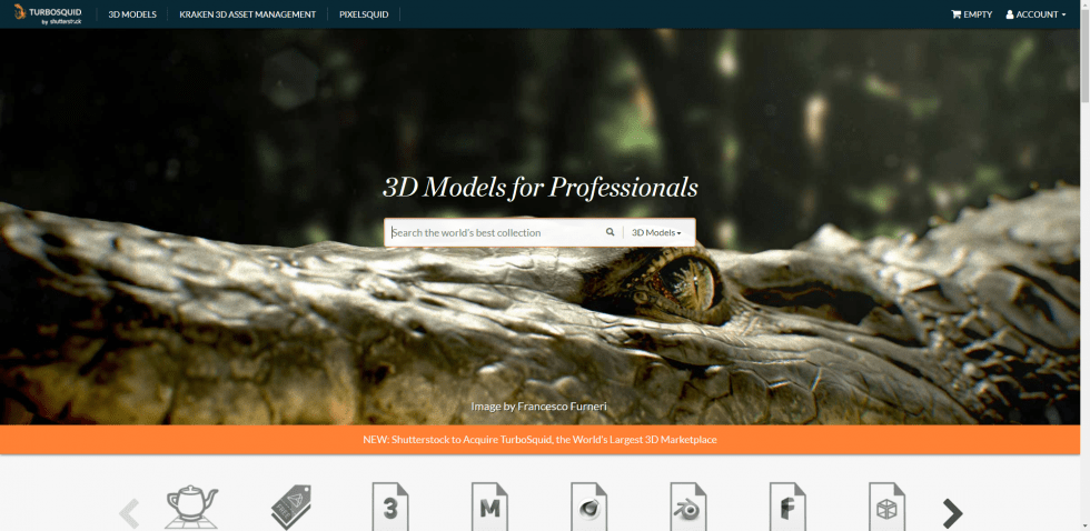Turbosquid Home Page 3D